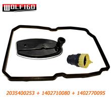 WOLFIGO 1PC / 3PCS New For Mercedes Transmission Filter Connector Gasket 2035400253,1402770095,1402710080,1402700250 2024 - buy cheap