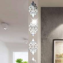 10pcs Self-adhesive Tiles 3D Mirror Wall Stickers Wall Decal Home Decor Poster 2024 - buy cheap