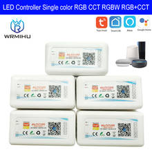 Controlador de luz LED inteligente con Wifi, atenuador de tira de luz de Color CCT, RGB, RGBW, CCT, Alexa, Google, Control por voz, DC5-24V 2024 - compra barato