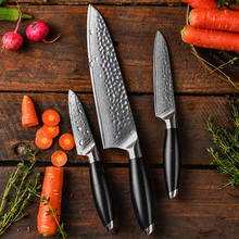 Juego de cuchillos de Chef profesional, utensilio de cocina de 3 Juego de cuchillos de cocina, para pelar fruta y rebanar, accesorios de regalo de Navidad 2024 - compra barato