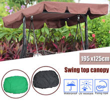 Garden Swing Chair Awning Waterproof Top Cover Canopy Replacement for Garden Courtyard Ourdoor Swing Chair Hammock Canopy 2024 - buy cheap