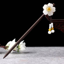 Vintage Natural Wood Hair Sticks Chinese Style Chopstick Women Tassel Hairpin Hair Clip Pins Headpiece Wedding Hair Accessories 2024 - buy cheap