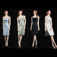 1/6 modelo de roupas saia de fenda escala feminino v1019 figura de corpo de 12 polegadas 2024 - compre barato