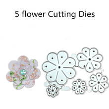 3D Flower Metal Cutting Dies Stencils Die Cut for DIY Scrapbooking Album Paper Card Embossing  valentine's day dies 2024 - buy cheap