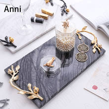 Natural Marble Storage Trays Decorative Cake Fruit Tray Jewelry Cosmetic Display Tray Household Bathroom Toilet Plate Home Decor 2024 - buy cheap