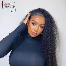 Curly Human Hair Wigs With Headbands Attached Deep Wave Headband Wig Brazilian Human Hair Wigs For Black Women Ever Beauty Remy 2024 - buy cheap