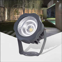 Spotlight led AC110-240V 10w 20 30 cob led luz de inundação lâmpada projeção para jardim quintal gramado lâmpada parede paisagem árvore iluminação 2024 - compre barato
