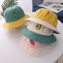 2020 Cartoon Fruit Bucket Hat Panama For Kids Boys Girls Sun Hat Summer Hip Hop Cap Fisherman Caps Chapeau Femme 2024 - buy cheap