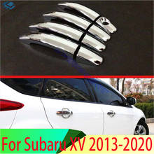 For Subaru XV 2013-2020 ABS Chrome Door Handle Cover Without Smart Key Hole Catch Cap Trim Molding Accessories 2024 - buy cheap