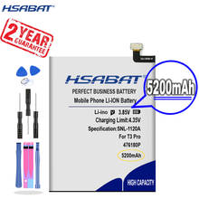 Nova chegada [hsabat] 5200mah 476180p bateria de substituição para vernee 476180p para vernee t3 pro 2024 - compre barato