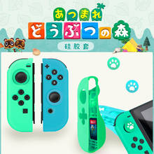 Nintend Switch Console JoyCon Silicone Case For Nintendo Switch NS NX Cases animals crossing Hard PC Clear Back Cover Shell Sets 2024 - buy cheap