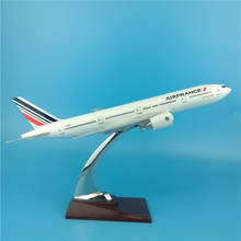 1:200 Scale 32CM Boeing B777 Air France Airlines Airplane Aviation Model Aircraft Diecast Alloy Plane Gifts Kids Adult Toys Show 2024 - buy cheap