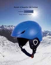 Защитный шлем для катания на лыжах, скейтборде, сноуборде, снегоходе 2024 - купить недорого