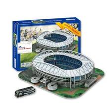 Rompecabezas de papel 3D para niños, juguete educativo de Estadio Rio de Brasil, fútbol, 3412 2024 - compra barato