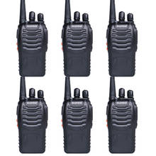 6 uds Walkie Talkie Baofeng bf-888s UHF 400-470MHz 16CH baofeng bf 888 estación de Radio transceptor con auriculares walkie-talkie emisora 2024 - compra barato