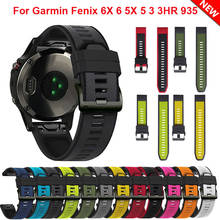 26 22mm Colorful Silicone Quick Release Watchband Strap for Garmin Fenix 6 6X Pro Smartwatch Easyfit Wrist Band Strap Fenix 5 5X 2024 - buy cheap