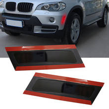 Citalll-luz delantera negra para lateral de parachoques, marcador Reflector para BMW X5 E70 63217162547 63217162548 2007 2008 2009, 2 unidades 2024 - compra barato