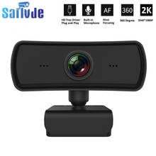 Webcam hd 2k 2040*1080p para computador, pc, microfoon, câmera de vídeo 2024 - compre barato