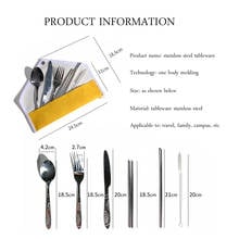Black Gold Cutlery Set 18/10 Stainless Steel Dinnerware Silverware Flatware Set Dinner Knife Fork Spoon Dropshipping 2024 - buy cheap