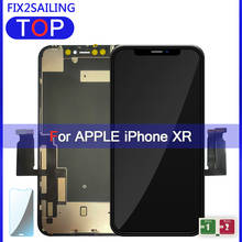 Оригинальный ЖК-дисплей OLED INCELL для Apple iPhone XR, дисплей, сенсорный экран, дигитайзер в сборе для iPHONE XR, ЖК-дисплей, запасные части 2024 - купить недорого