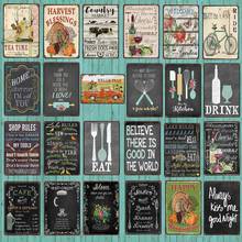 Shop Rules Tin Metal Sign Plaque Metal Vintage Wall Pub Cafe  Home Art Shop Decor Metal  Poster Cuadros DU-5061A 2024 - buy cheap