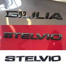 Adesivo decorativo em metal para alfa romeo giulia stelvio, acessórios de modificação exterior 2024 - compre barato