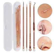 Facial Extractor Blackhead Acne Blemish Remover Tweezers Bend Curved Needle Tool TSLM1 2024 - buy cheap