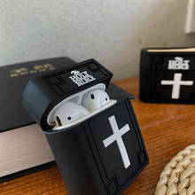 3D Holy Bible book case for airpods 1 2 charge box soft silicone Bluetooth wireless earphone protect cover for AirPods Pro coque 2024 - buy cheap