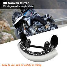 For BMW R1200GS LC ADV R1250GS f800GS F850GS Adventure 180 Degree Safety Rearview Mirror Give Full Rear View mirrors K1600 R1200 2024 - купить недорого