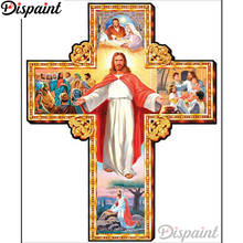 Dispaint 5D pintura de diamante taladro completo bordado de diamante "punto de cruz Jesús" imagen de diamante de imitación hecho a mano decoración del hogar A27112 2024 - compra barato