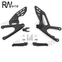 Front Footpegs Foot Pegs Footrest Pedals Bracket Footrest For Yamaha YZF R1 YZFR1 R 1 2007-2008 2007 2008 07-08 07 08 Motorcycle 2024 - buy cheap