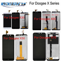 Для Doogee X30 X50 X60L x60 ЖК-дисплей + сенсорный экран дигитайзер сборка Замена Для doogee X50L X70 2024 - купить недорого