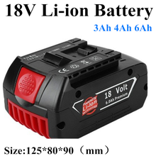 Bateria de íon de lítio de 18v, 3000mah, 4000mah, 6000mah, 18650 para baterias de 18v bat609 bat610, ferramentas elétricas 2024 - compre barato