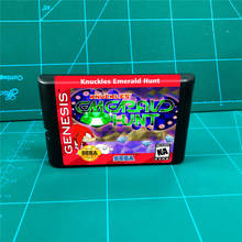 Knuckles Emerald Hunt - 16 bit MD Games Cartridge For MegaDrive Genesis console 2024 - buy cheap