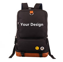 Dropshiping Customized Design Oxford Travel Backpack Girls Large School Bags Students Bookbag USB Laptop Backpack 2024 - buy cheap