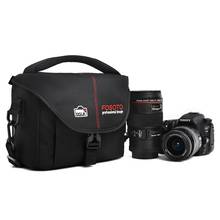 FOSOTO DSLR Camera Bag Fashion Polyester Shoulder Bag Waterproof Camera Case For Canon Nikon Sony Lens Pouch Bag Photo Video bag 2024 - buy cheap