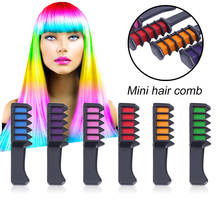 Fashion 6 Colors Personal Salon Use Mini Hair Dye Comb Disposable Crayons Chalk Hair Dyeing Styling Tool New Hot Wholesale TSLM2 2024 - buy cheap