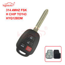 Kigoauto 89070-06421/06420 Remote key 4 button 314.4Mhz for Toyota HYQ12BDM+H chip 2024 - buy cheap