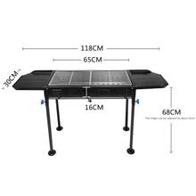 Thickened Type Large Barbecue Grill High Quality Household BBQ Barbecue Outdoor Charcoal Portable Grill For 5 People Hot Selling 2024 - buy cheap