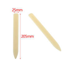 20.5 cm natural osso pasta ferramentas para marcar dobrável vincando papel couro artesanato para artesanal leathercraft acessórios 2024 - compre barato