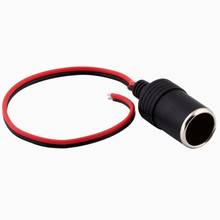 1pcs 12V 24V Male Car Cigarette Lighter Socket Plug Connector On Off Switch 30cm drop Shipping Brand New~ 2024 - buy cheap