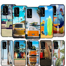 Funda Combi Van Surf T41 para Huawei P9 P10 P20 P30 P40 Y6 Y7 Y9 Lite Pro Max Prime Mini 2019 2024 - compra barato