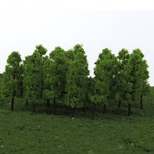 120 Packs Green Railway Model Trees 1/150 HO Scale 8cm Mini Forest Landscape 2024 - buy cheap