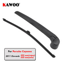 Стеклоочистители заднего стекла KAWOO для Porsche, для хэтчбека Cayenne (2011-) 355 мм, автомобильные аксессуары, Стайлинг 2024 - купить недорого