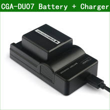 LANFULANG Replacement CGA-DU07 Battery and Micro USB Battery Charger for Panasonic NV-GS75 NV-GS78 NV-GS140 CGA DU06 CGA DU07 2024 - buy cheap