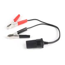 12V Universal Car Auxiliary Cigarette Lighter Socket Connector Battery Crocodile Clips Power Adapter Extension Cord 2024 - buy cheap