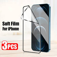 Película protectora de cerámica suave para IPhone, Protector de pantalla completa para IPhone 6, 6s, 7, 8 Plus, SE 2020, X, Xr, Xs, 11, 12 Pro Max, sin cristal 2024 - compra barato