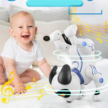 LANDZO K16A Electronic Pets RC Animal Programable Robot Dog Voice Remote Control Toy Puppy Music Song for Kids Birthday Gift 2024 - buy cheap