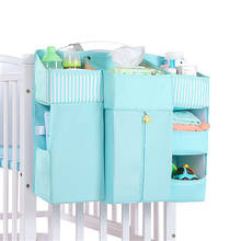 Organizador para berço de bebê, para armazenamento de fraldas recém-nascidas, troca de cama 2024 - compre barato
