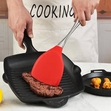 Non-Stick Silicone Spatula Stainless Steel Handle Turners Beef Meat Egg Pizza Shovel Scraper Pan Spatula Kitchen Cooking Utensil 2024 - buy cheap